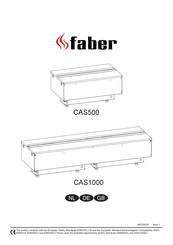 Faber CAS1000 Anleitungen