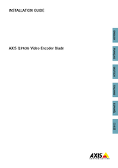 Axis Q7436 Installationshandbuch