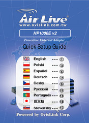Ovislink AirLive HP1000E v2 Installationsanleitung
