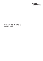 Demag DFW-L-E/O Bedienungsanleitung