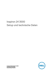 Dell Inspiron 24-3464 Einrichtung Und Technische Daten