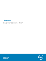 Dell G3 3579 Einrichtung Und Technische Daten