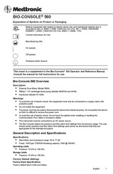 Medtronic BIO-CONSOLE 560 Bedienungs- Und Referenzhandbuch