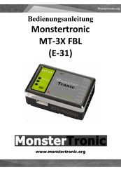 monstertronic E-31 Bedienungsanleitung