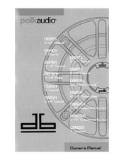 Polk Audio db571 Bedienungsanleitung