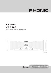 Phonic XP 5100 Bedienungsanleitung