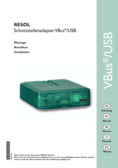 Resol VBus/USB Anleitung