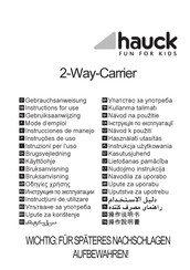 Hauck 2-Way-Carrier Gebrauchsanweisung