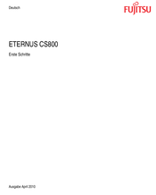 Fujitsu ETERNUS CS800 Erste Schritte
