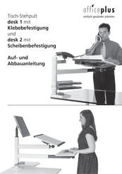 officeplus desk 1 Auf- Und Abbauanleitung