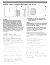 Sonnet eGFX Breakaway Box Developer Edition Schnellstartanleitung