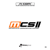 N-Com MCS II Gebrauchsanleitung