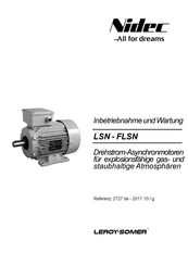 Leroy-Somer LSN-Serie Inbetriebnahme Und Wartung