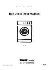 Fust EWF 1386 Benutzerinformation