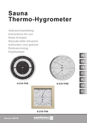 Sentiotec A-210-THW Gebrauchsanleitung