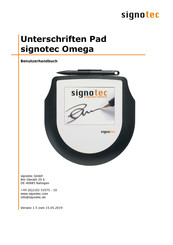 Signotec Omega Benutzerhandbuch