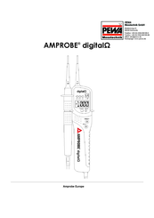 Amprobe digital omega Bedienungsanleitung
