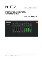 Toa AM-CF1B Installationshandbuch