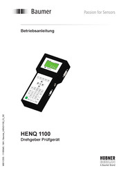 Baumer HENQ 1100 Betriebsanleitung