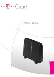 T-Mobile T-Sinus 721 data Bedienungsanleitung