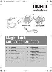 Waeco MagicWatch MWE-2000-4FM Montage- Und Bedienungsanleitung