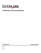 Lexmark Pro700 Serie Benutzerhandbuch