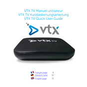 vtx TV Kurzbedienungsanleitung