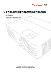 ViewSonic PG706HD Benutzerhandbuch