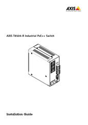 Axis T8504-R Installationsanleitung