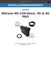 MyAmplifiers Nikrans NS-12K-Voice, 3G & 4G PRO Installationshandbuch