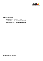 Axis P3374-LV Installationsanleitung