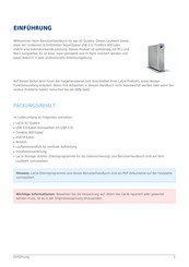 LaCie d2 Quadra Benutzerhandbuch