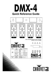 Chauvet DJ DMX-4 Schnellreferenzanleitung