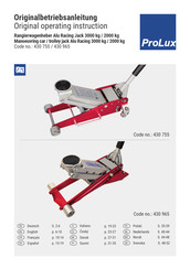 Prolux 430 965 Originalbetriebsanleitung