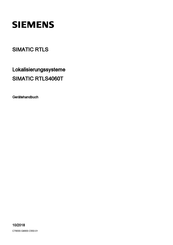 Siemens SIMATIC RTLS4060T Gerätehandbuch