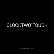 QLOCKTWO Touch Gebrauchsanleitung
