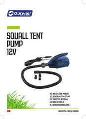 Outwell SQUALL Tent Pump 12V Bedienungsanleitung