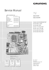 Grundig ST 55-800 NIC/TOP Service Anleitung