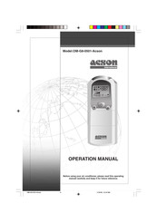 Acson international OM-G8-0501-Acson Gebrauchsanweisung