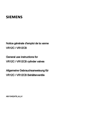 Siemens VR12C Allgemeines Gebrauchsanweisung