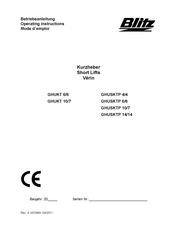 Blitz GHUSKTP 6/6 Betriebsanleitung