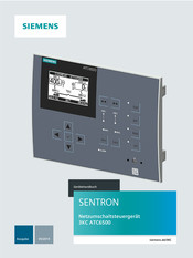 Siemens SENTRON 3KC ATC6500 Gerätehandbuch
