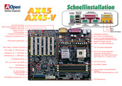 AOpen AX45 Schnellinstallation