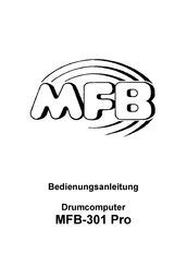 MFB 301 Pro Bedienungsanleitung