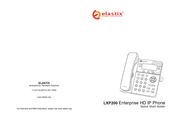Elastix LXP200 Kurzanleitung