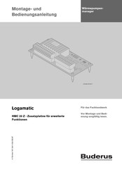Buderus Logamatic HMC 20 Z Montage- Und Bedienungsanleitung