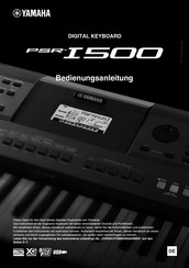 Yamaha PSR-I500 Bedienungsanleitung