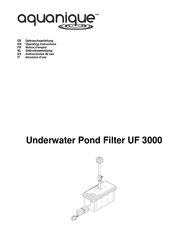 aquanique UF 3000 Gebrauchsanleitung