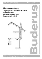 Buderus GAF-K Montageanweisung