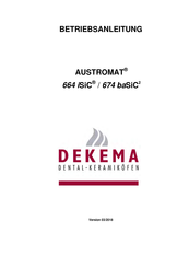Dekema AUSTROMAT series Betriebsanleitung